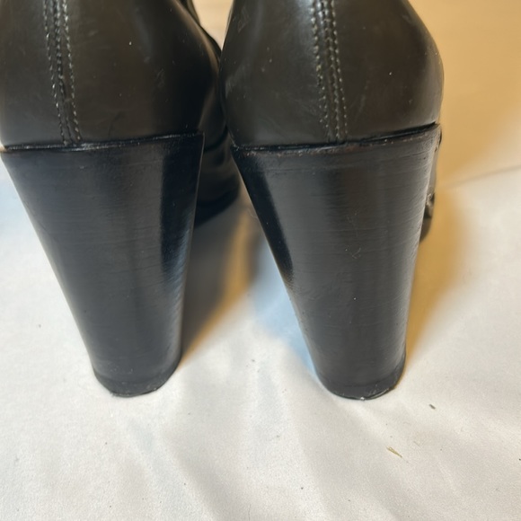 Sigerson Morrison olive knee hi boots. NOT Belle by Sigerson Morrison - Picture 4 of 5